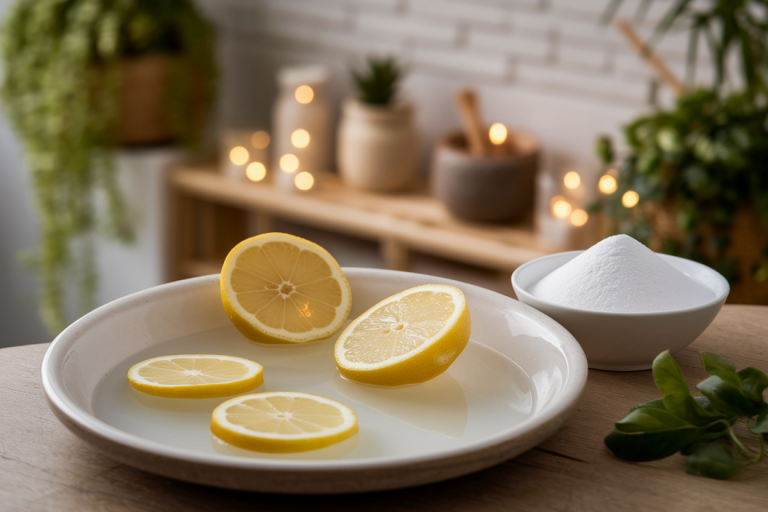 bain-pieds-tranches-citron-bicarbonate