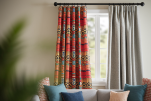 2 rideaux différents sur la même tringle : Comment les associer harmonieusement