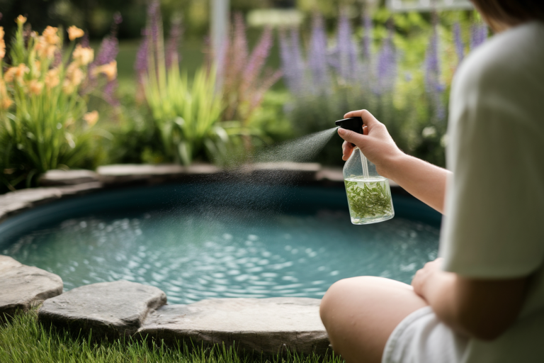 piscine-naturelle-jardin-verdure-personne