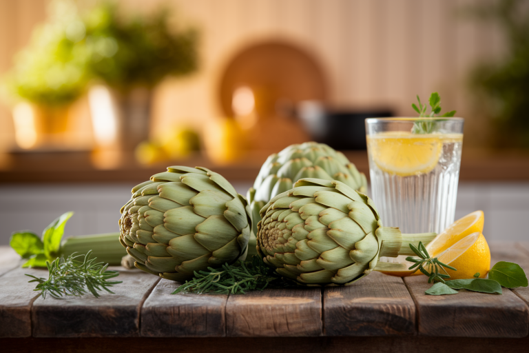 topinambours-table-rustique-verre-citron-herbes