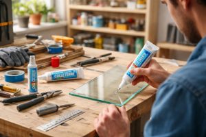 Coller du Verre : les 3 Produits les Plus Efficaces